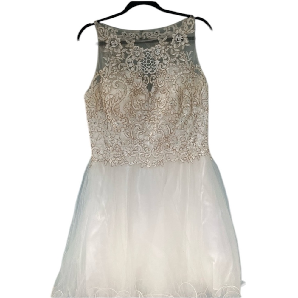 White knee length Bridal/Party dress